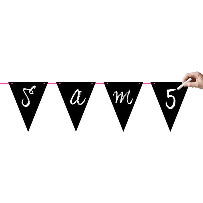 Beschrijfbare Feest Slinger - 6 meter