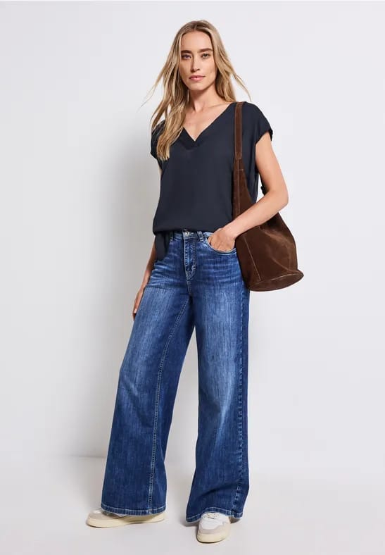 V-hals blouse shirt