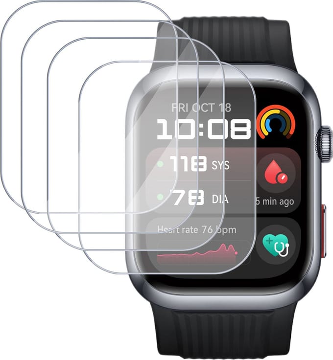 4x Screenprotector geschikt voor Huawei Watch D2 - Folie Screen Protector