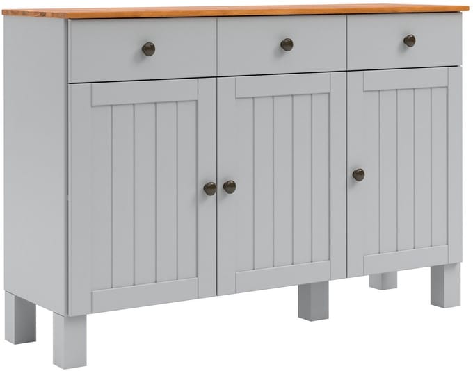 Alby-II-Dressoir - 3-Deurs 3-Laden - Grenen