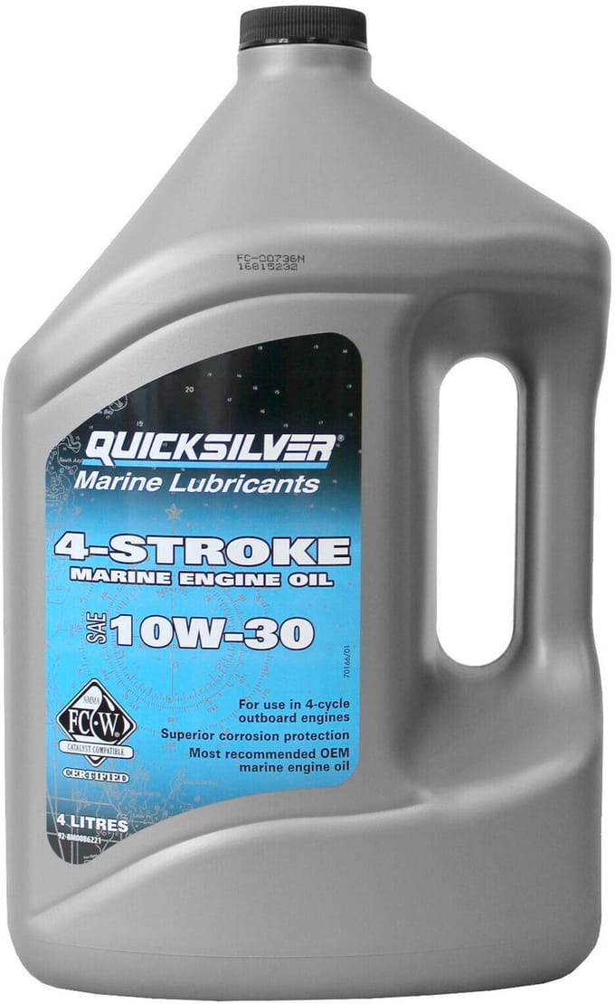 Quicksilver Performance 4-takt buitenboordmotorolie 10W-30 - 4 L
