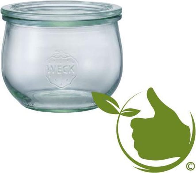 Weck TULP glas met deksel (580ml) 1/2L