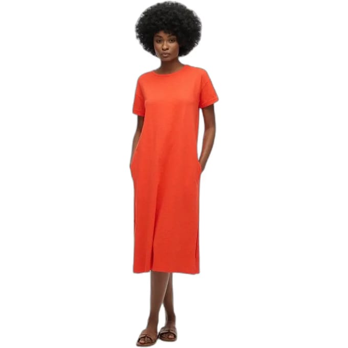 Superdry - Midi T-shirtjurk - Dames - Jurken