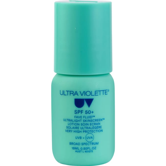 Ultra Violette Fave Fluid Spf 50+ Lightweight Fragrance Free Skinscreen