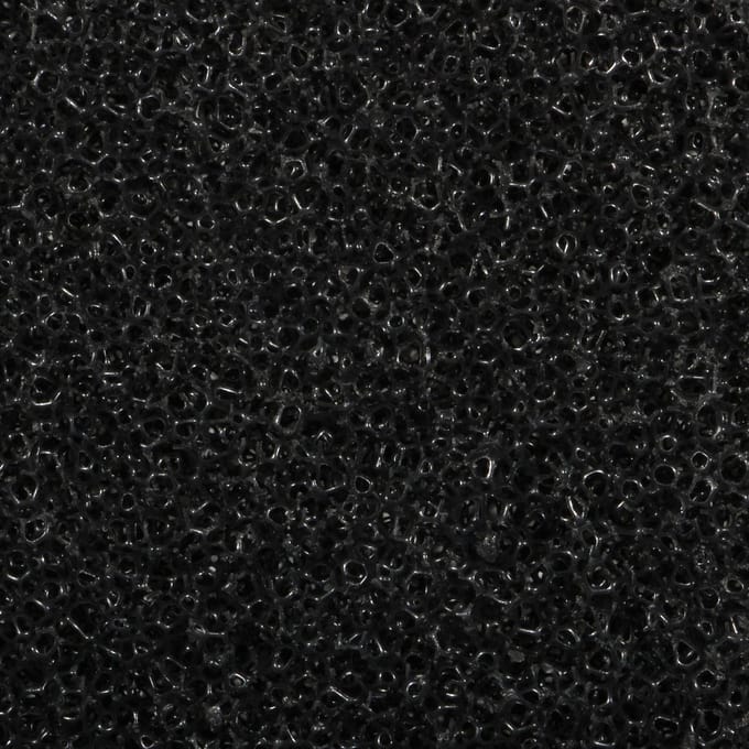 Filterschuim 50x50x10 cm - Filtermaterialen - middel zwart