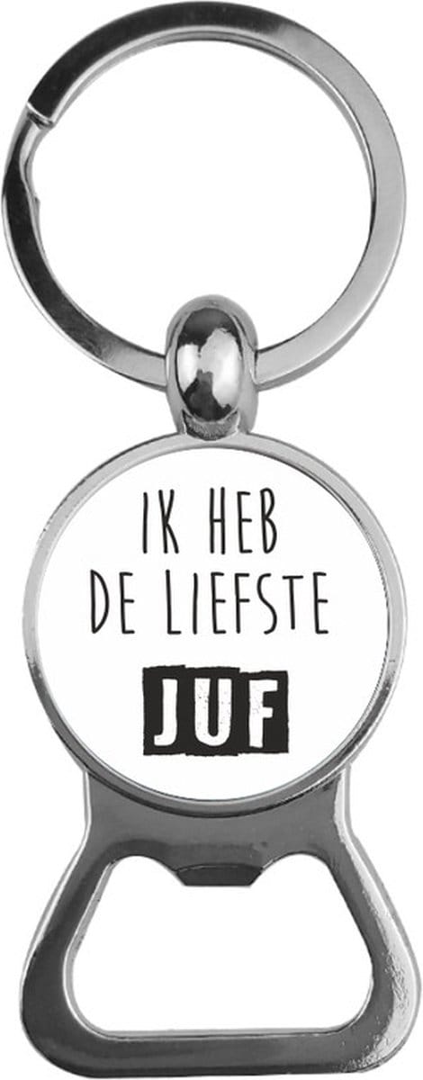 Bieropener Glas -  Ik Heb De Liefste Juf