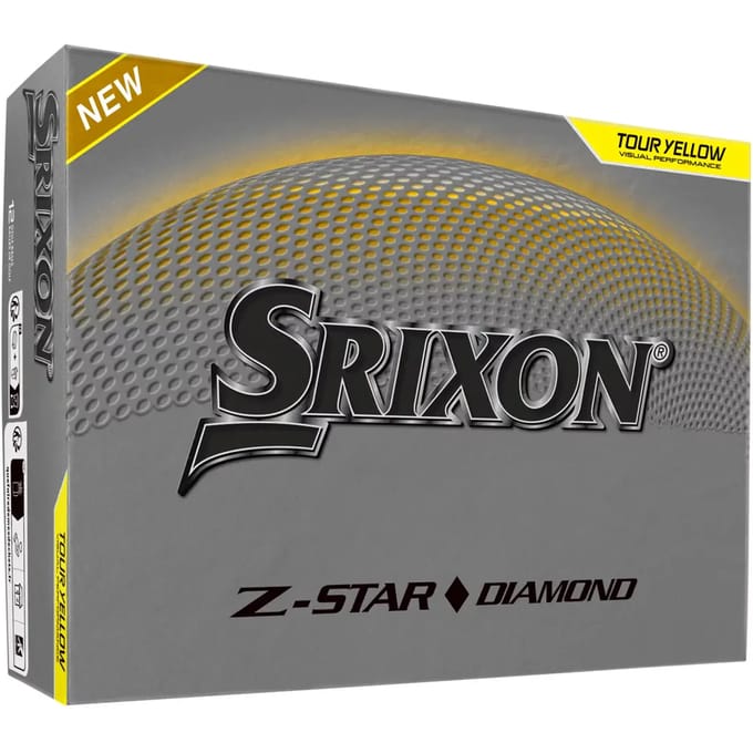 Srixon Z-star Diamond 3 Golfballen Geel 12 Balls