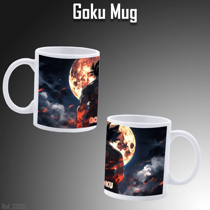 Goku Mug Printed Dragon Ball Mug Dragon Ball Super
