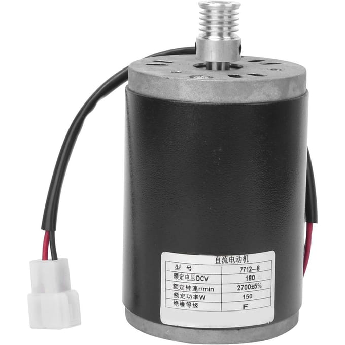 7712?8 180V 150W Aluminiumlegering Permanente Magneet DC Borstel Elektromotor Kettingwiel Synchroniseren