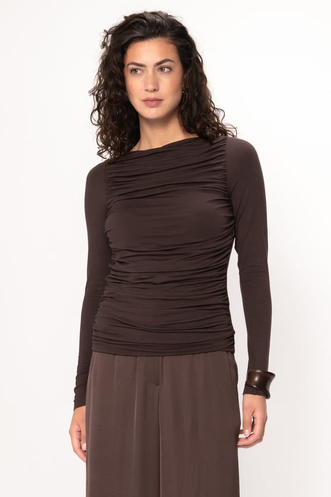 VIVEH Sabik Top Coconut Milk Größe: 34 | Longsleeves Outlet | Damen