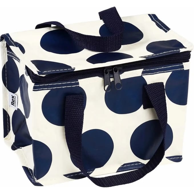 Rex London Spotlight - Koeltasje / Lunchtasje - Navy on White