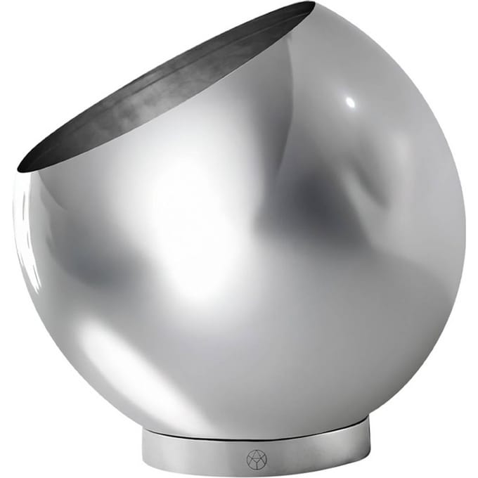 AYTM bloempot Globe, Ø 21 cm, zilver, roestvrij staal