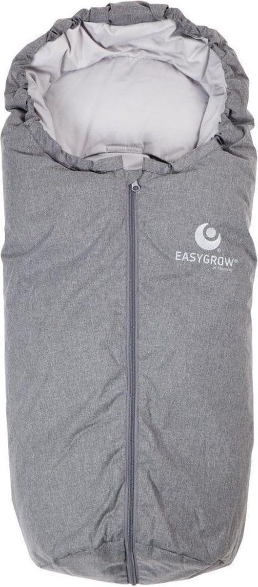 Easygrow Mini Autostoel Voetenzak Grijs 87 X 42 Cm