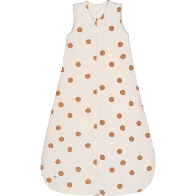 LÄSSIG babyslaapzak 4 seizoenen Big Dots milky, mt 62/68, 3-6 mnd