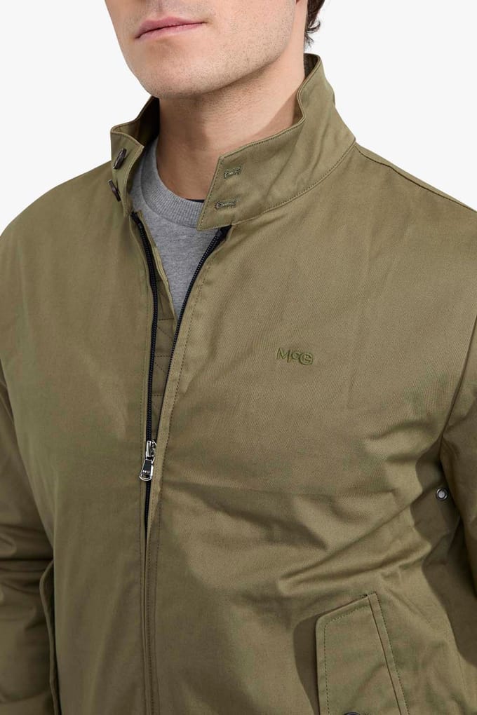 McGregor Classic Cotton Bomber Olive Taglia: M | Bomber Outlet | Uomo | Verde