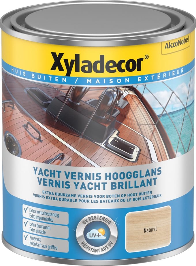 Xyladecor - Yacht Vernis Hoogglans - Naturel - 0,75 L