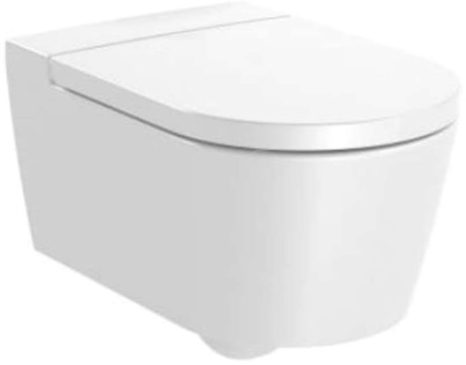 Roca Inspira - Hangend toilet, Rimless, wit A346527000