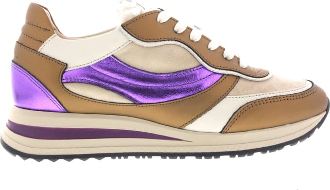 Dames Sneakers Piedi Nudi Ora 08.01 Champagne Multi - Maat 40