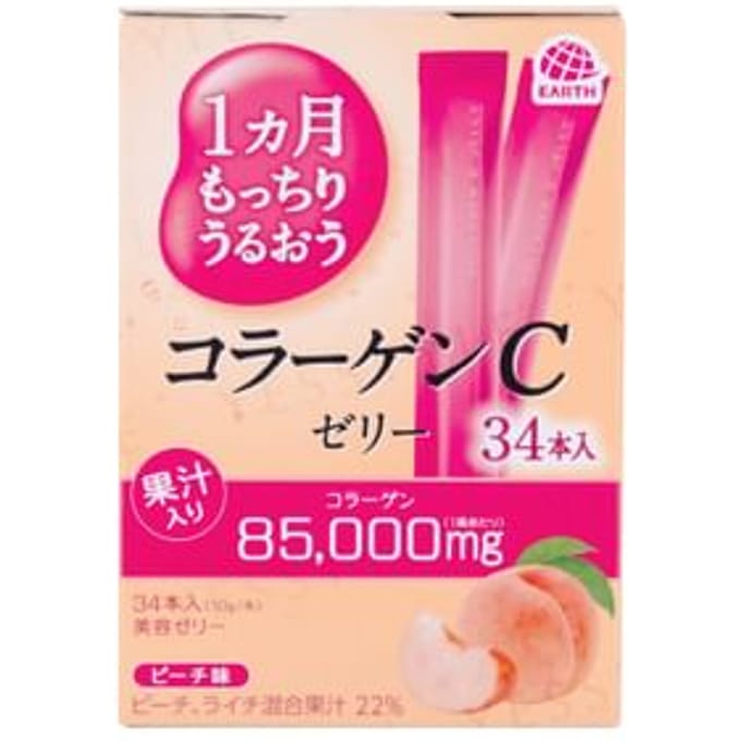 Collagen C Jelly Peach 7 pcs