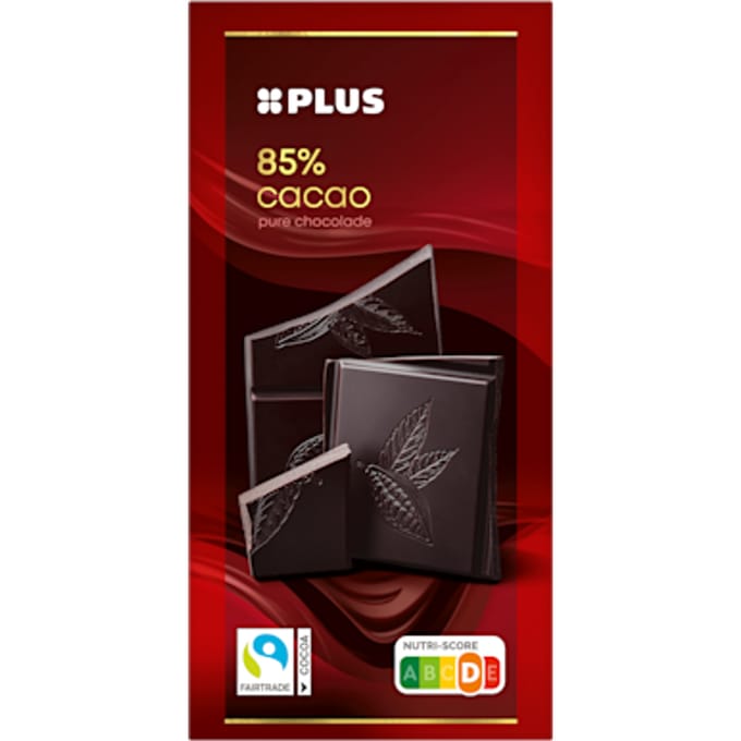 Chocoladereep 85% puur Fairtrade