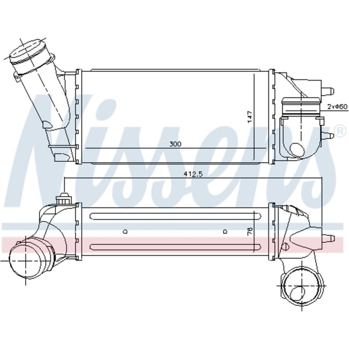 Intercooler NISSENS 96518