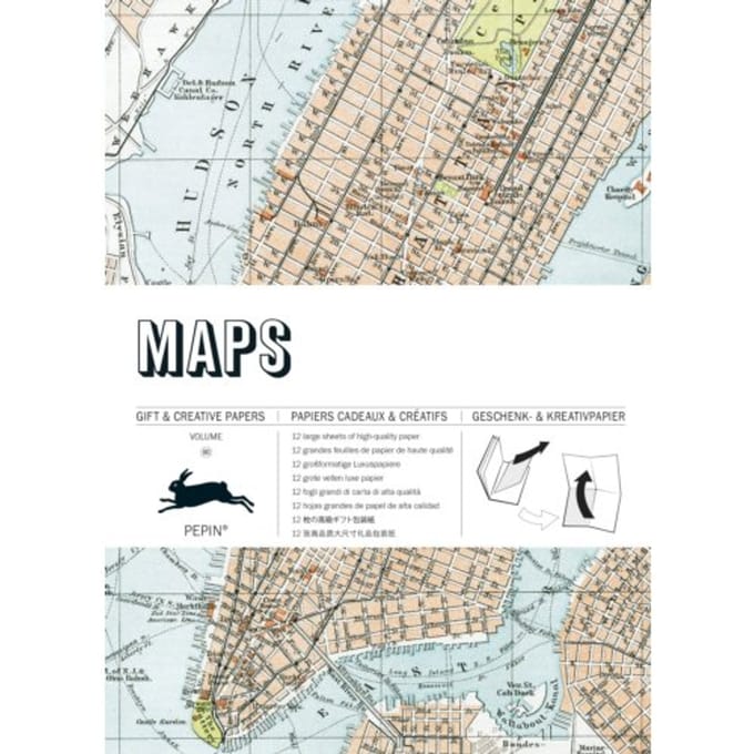 Maps / Volume 60 - Gift & Creative Papers - Pepin van Roojen