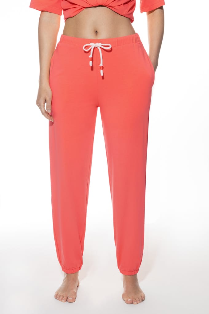 Broek op enkelhoogte Serie Relaxed Nights Red Lobster