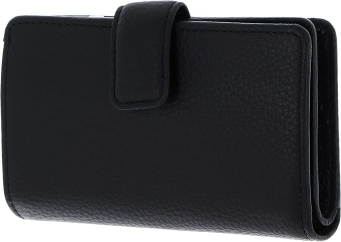 GIANNI CHIARINI Portemonnee Grain Wallet Nero Zwart