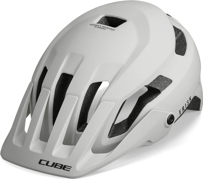 CUBE Fietshelm Frisk - Trailhelm - MIPS - 11 Ventilatiegaten - Verstelbaar - EPS In-Mould - 57-62 cm - L - Wit