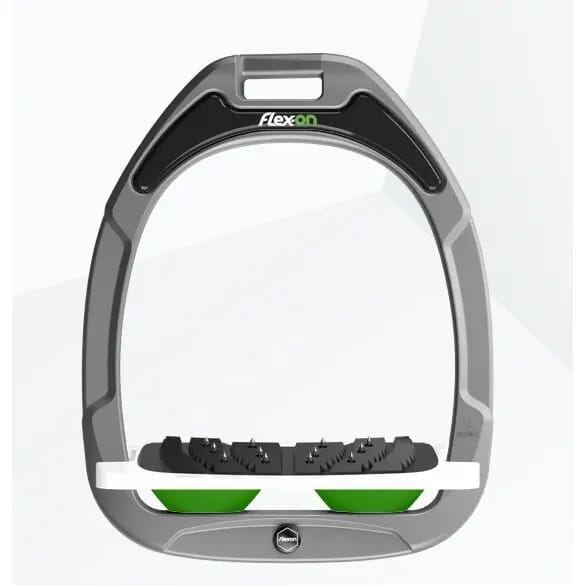 Gemonteerde Ultra Grip Aluminium/Wit/Groen Flex-On Green Composite