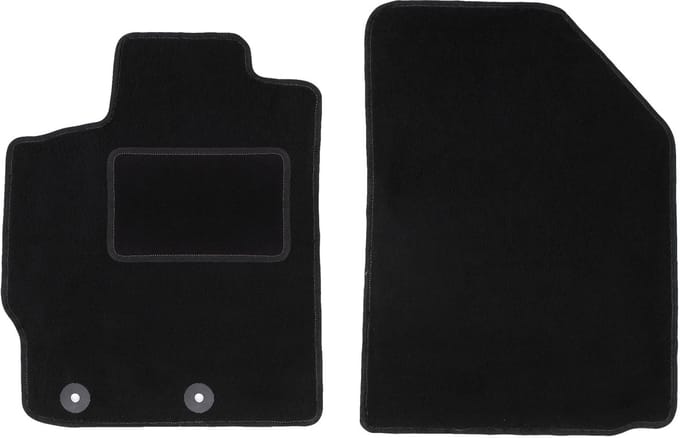 Voormatten zwart voor: Toyota Yaris II hatchback (2005-2011)