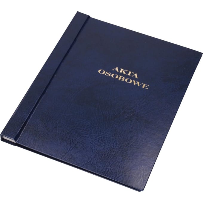 Barbara Dossier Kaart A4 Hardcover Marineblauw