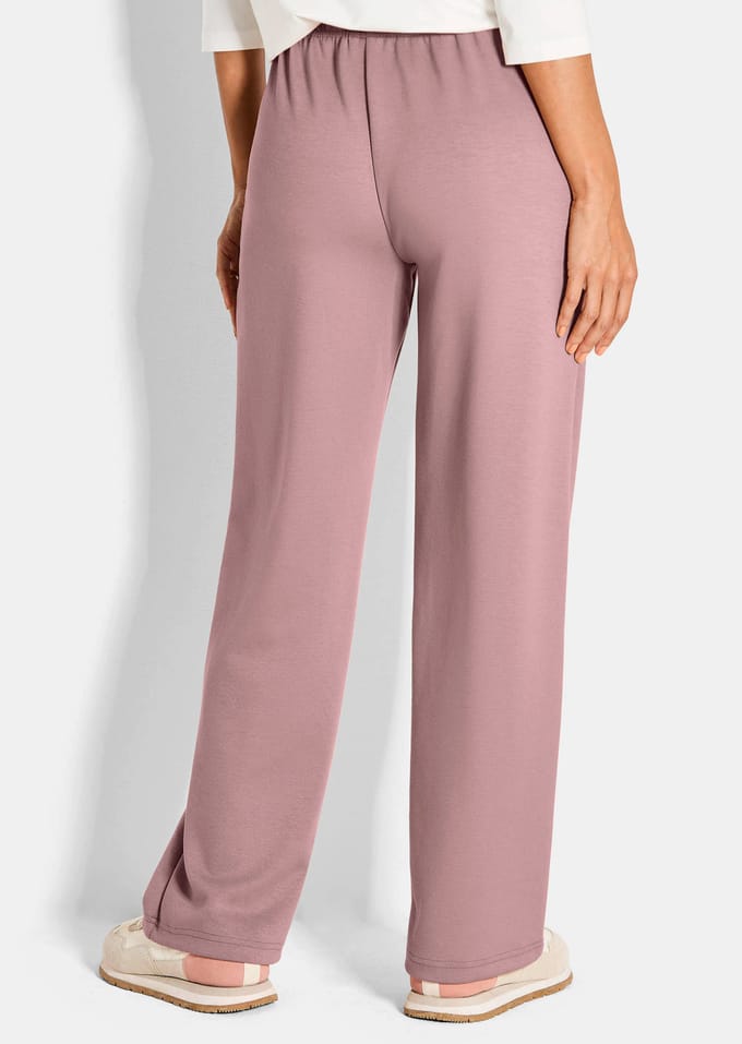 Losvallende joggingbroek - rosé - Gr. 48 van Goldner Fashion
