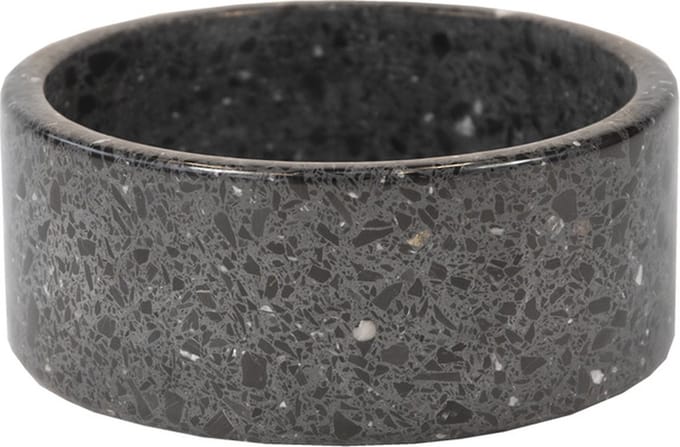 Kentucky Hondenvoerbak Kentucky Terrazzo Stone Zwart