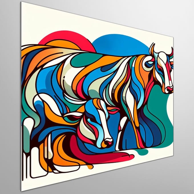 Kunstprint | Wanddecoratie | Dibond | 30 × 30 cm