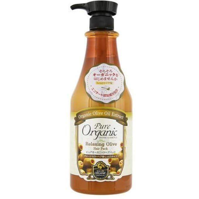 Pure Biologische Ontspannende Olijf Haarmasker 1000ml 1000ml white