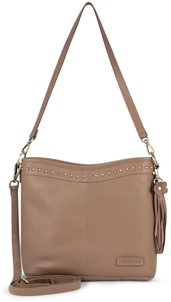 Bag2Bag Leren Ruime Robuuste Shopper Sala New Dark Stone
