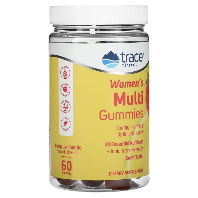 Trace, multi-gummies voor vrouwen, bessenlimonade, 60 gummies