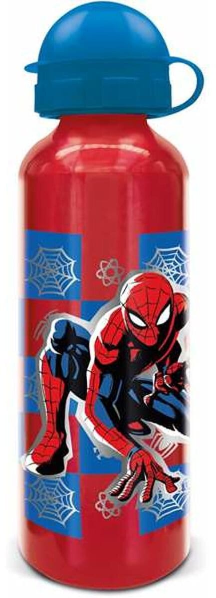 Fles Spiderman Arachnid Grid 530 ml Aluminium