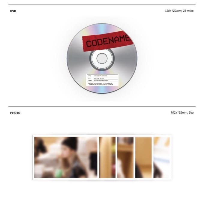 ITZY Codenaam Geheim ITZY Achter [DVD + Fotoboek] Pakket + Gratis Cadeau 1EA gray