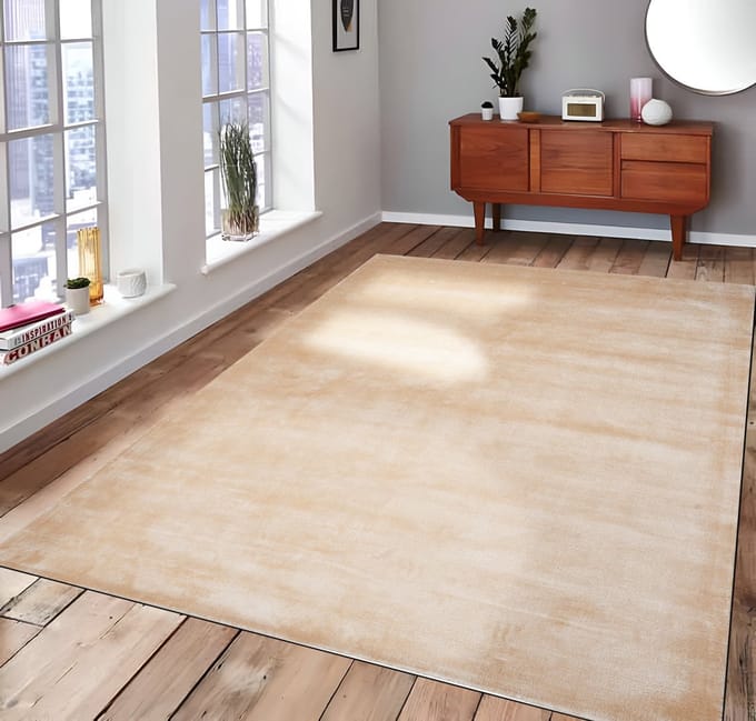 Dutch Lifestyle Vanessa Beige - Viscose - Vloerkleed - Beige