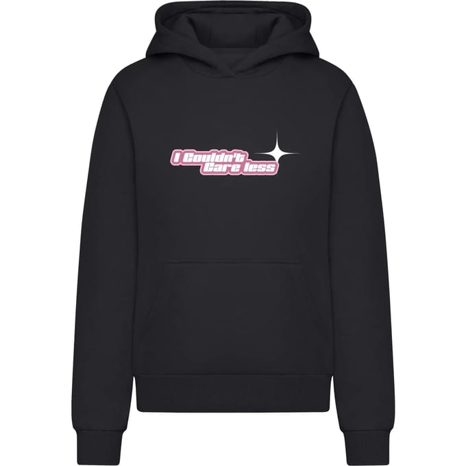 Dikke hoodie voor dames Miss Tee Couldn't Care Less
