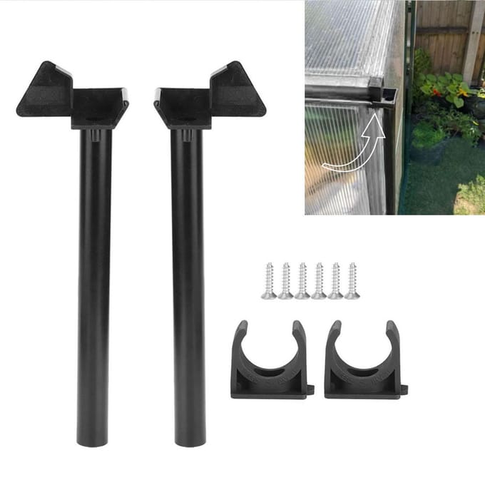 Kassen Regenwater Goot Water Ton Afvoerpijp Kit Drainage Afvoerpijp Accessoire Benodigdheden black