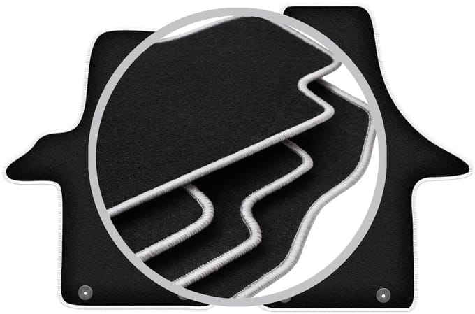 CARLUX-SILVER automatten voor: Volkswagen Transporter T5 Multivan bestelwagen (2005-2015)