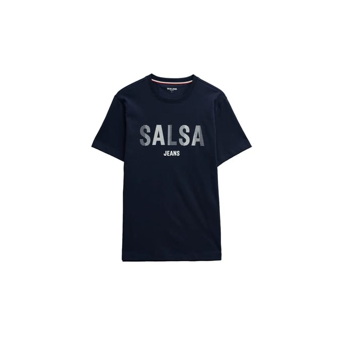 T-shirt met geborduurd logo Salsa Jeans