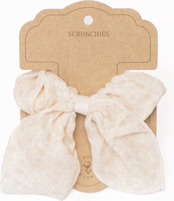 Mrs Ertha Scrunchies met strik - Bouquet Silhouette