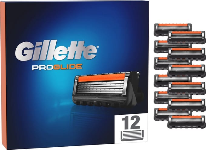 Gillette ProGlide Scheermesjes Voor Mannen - 12 Navulmesjes