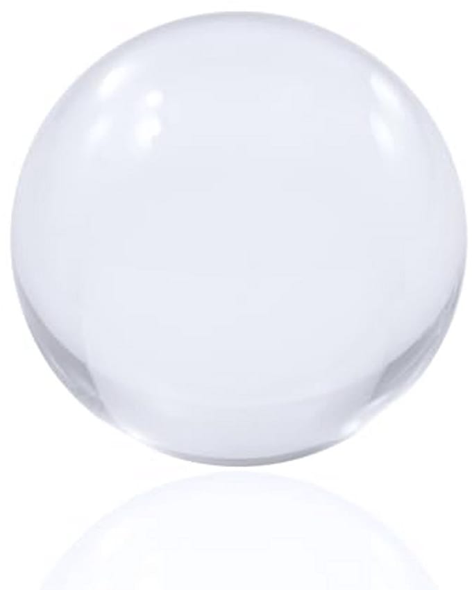 Acryl Jongleerbal - Contact Bal - Behendigheid Trainen - Naadloze Isolaties - 75 mm - Transparant