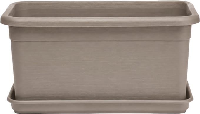 Elezza Plantenbak Decor Fioriera L62 x B32 x H28 cm - Taupe