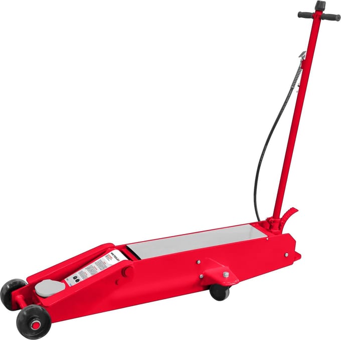 Zware hydro-pneumatische rolkrik cap. 10 ton MW Tools CAT10TLNP